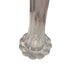 Vintage Fluted Silhoutte Clear Glass Bud Vase
