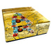 Murano Millefiori “Letter A” Square Gold Glass Paperweight