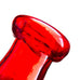 Vintage Art Glass Tangerine Ted Vibrant Red Glass Vase