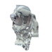 Vintage Baccarat Crystal Chow Chow Dog Figurine