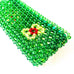 Vintage Jourdan Beaded Flower Design Wristlet Zipper Clutch Bag