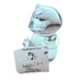 Vintage Fenton July Birthstone Heart Glass Bear Figurine