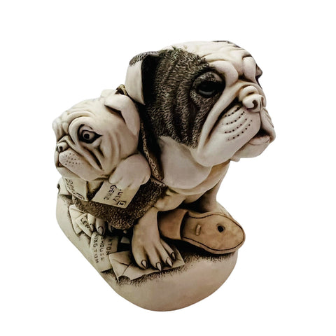Harmony Kingdom Dead Ringer Bull Dog Mailman Treasure
