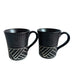 Vintage Toki Japan Art  Pottery Mug -Set of 2