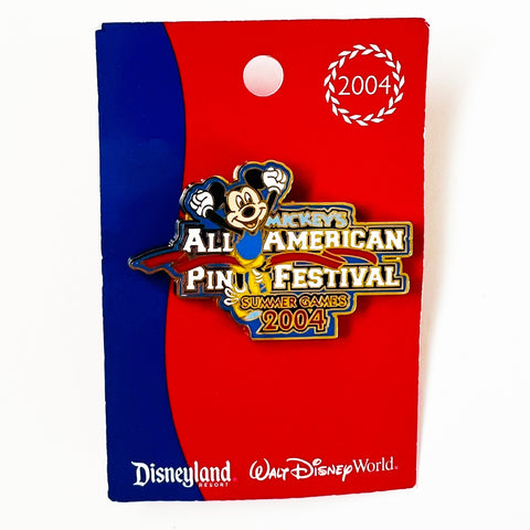 Disney Mickey's All American Festival Summer Games Mickey Mouse 2004 Pin