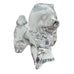 Vintage Baccarat Crystal Chow Chow Dog Figurine