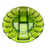 Vintage Deviled Egg Green Glass Divider Serving Platter