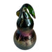 Vintage Carnival Art Glass Pear Fruit Paperweight
