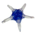 Vintage Blodgett Art Glass Blue Starfish Signed Paperweight
