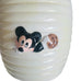 Disney Mickey Mouse Honeycomb Cream Ceramic Cookie Jar