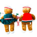 Vintage 1990 Target Store Christmas Gingerbread Plush Doll Boy Girl Set