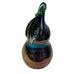 Vintage Carnival Art Glass Pear Fruit Paperweight