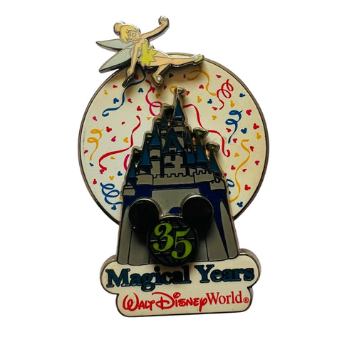 Disney WDW Tinker Bell Spinner Walt World Resort 35th Anniversary Pin
