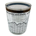 Vintage Cera 10 Year Dow Jones Industrial Average Glass Cup (1958-1968)