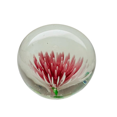 Art Glass Flower Water Lily Paperweight