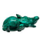 Elephant Carving Hand Carved Polished Malachite Sculpture
