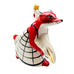 Vintage Russian Porcelain Fox with Rooster Figurine