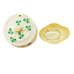 Vintage Belleek Pottery Ireland Shamrock Marmalade & Lid +
Open Salt Cellar Bowl