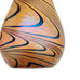 Vintage Teleflora Pulled Feather Iridescent Art Glass Vase