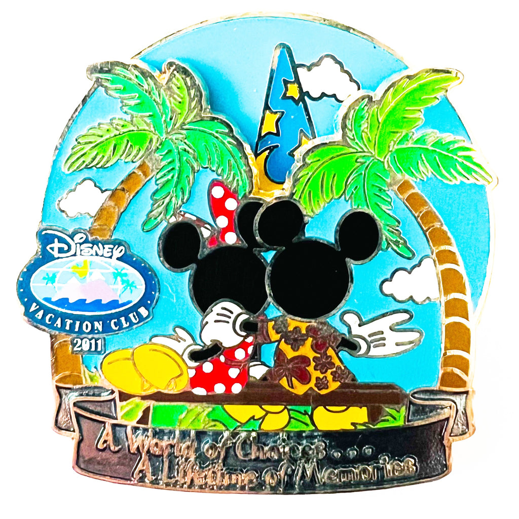 Disney Vacation Club A World Of Choices A Lifetime of Memories Spinner Pin