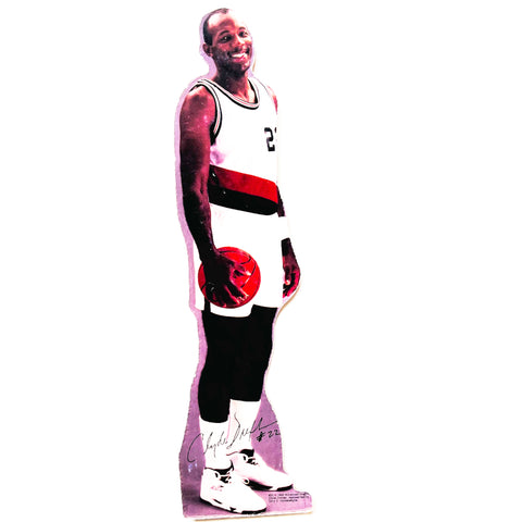 Vintage 1992 Advanced Graphic Clyde Drexier Basketball Sports Marketing Cardboard Cutout