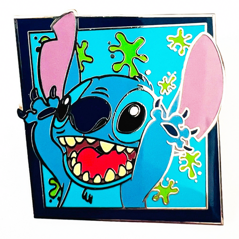 Disney Stitch Paint Splashes Pin