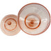 Vintage HEISEY Pleat and Panel Flamingo Pink Composite with Lid