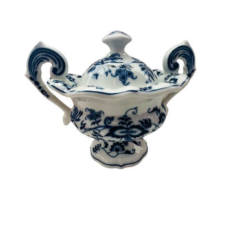 Vintage Blue Danube Mayonnaise & Lid