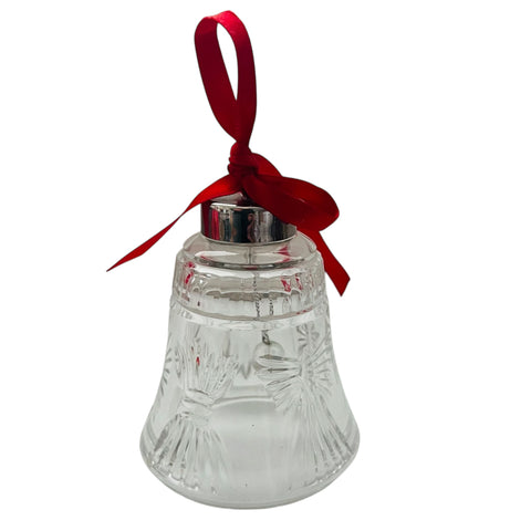 Vintage Waterford Cut Crystal 2000 Y2K Millennium Bell Christmas Ornament
