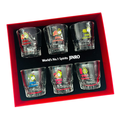 Jinro Sojo Shot Glasses Set of 6