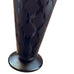 Tiffin Black Sleek Geometric Glass Accent Vase