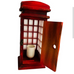 London Red Telephone Booth Table Desk Light