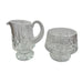 Vintage Waterford Crystal Lismore Footed Cream and Sugar Bowl Set