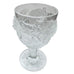 Madonna Inn Wild Rose Clear Glass Goblet Glass