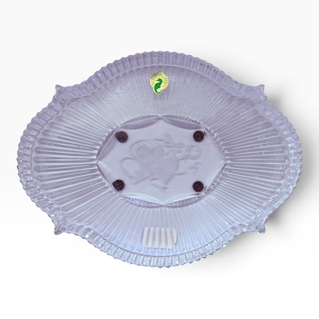 Waterford Crystal Heart Eternity Trinket Plate