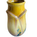 Studio Art Gloss Yellow Blue Tulip Design Vase
