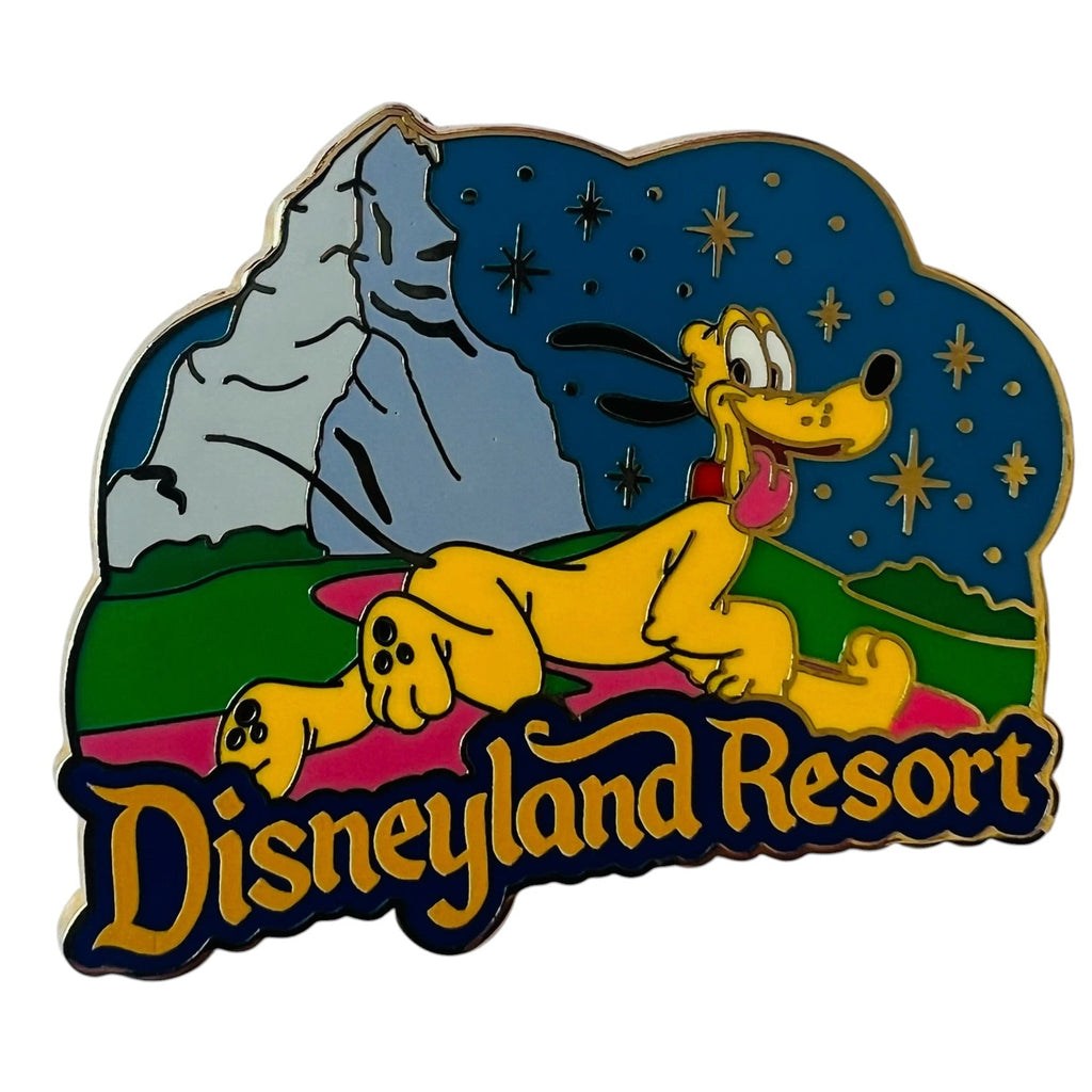 Disney DLR Storybook Night Logo Series Pluto Pin