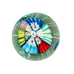 Vintage Murano Art Glass Millefiori Scramble Egg Shaped Paperweight