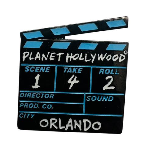 Planet Hollywood Clapper Board Orlando Florida Pin