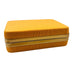Vintage Mundi Jewelry Clamshell Travel Case With Pouch in Mustard Yellow