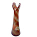 Vintage Hand Blown Swirl Glass Bud Vase