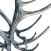 ASPEN Pewter Aluminum ANTLER STAG 6 Bottle Wine Rack
