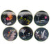 Michael Godard Santa Barbara Ceramics Olive Party Art Coasters