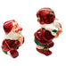 Vintage Fitz & Floyd 1990 Old World Christmas Elves Salt & Pepper Shakers Set