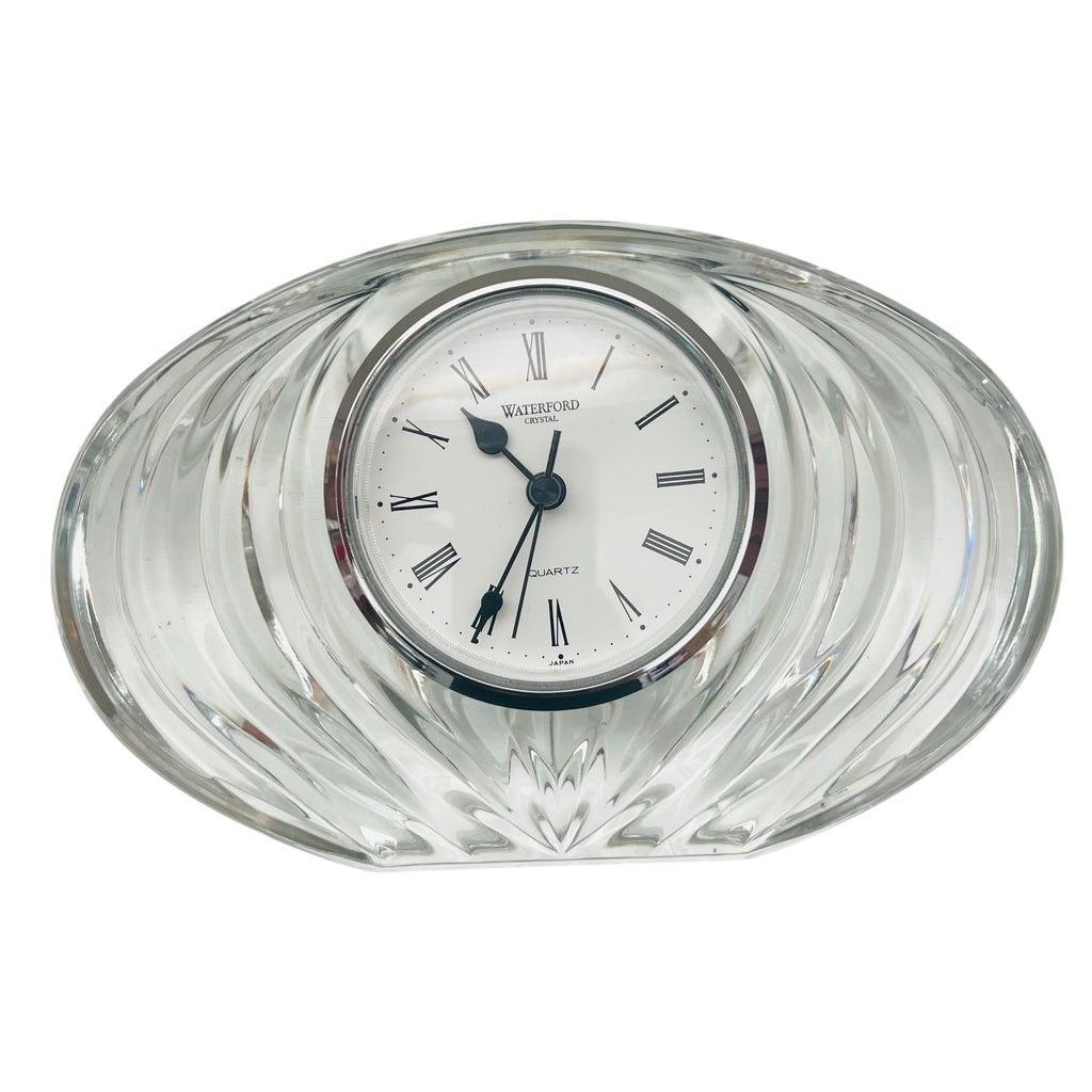 Vintage Waterford Crystal Oval Clock