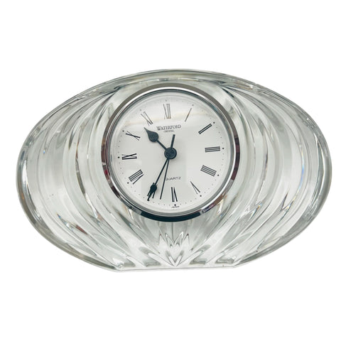 Vintage Waterford Crystal Oval Clock