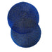 Handmade Royal Blue Beaded Placemats- Set of 2