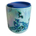 Starbucks Christmas Holiday Iridescent Peacock Ceramic Cup with Lid