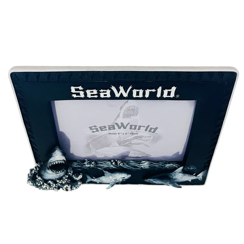 SeaWorld 3D Effect Black and Gray Shark Photo Frame