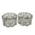 Vintage Crystal Candle Holder Pair